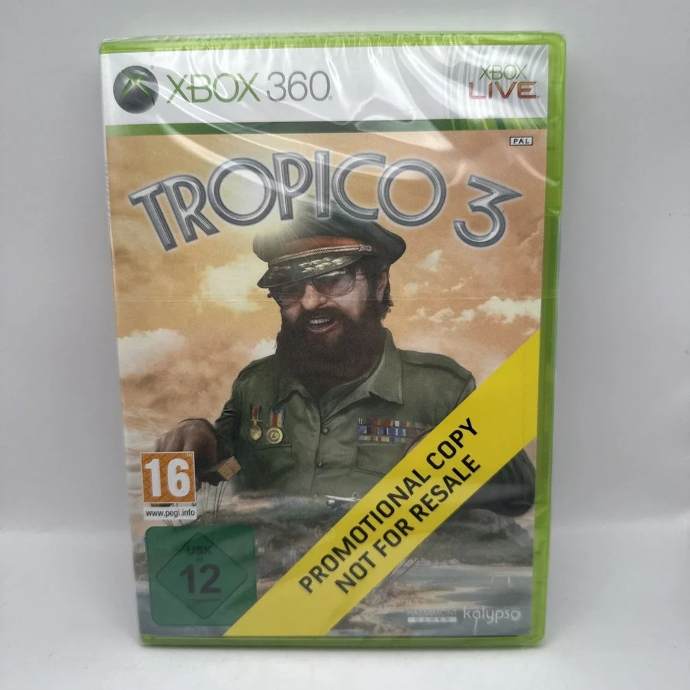 Tropico 3 XBOX 360 2010 Brand New Sealed PAL Promo